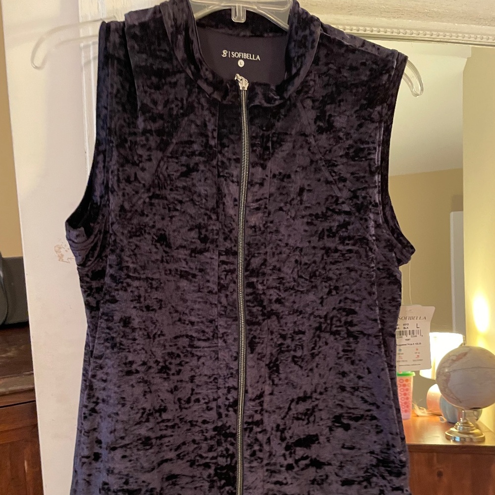 Velvet vest